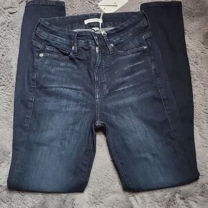 NWT Good American Good Legs Skinny Jeans Blue 27